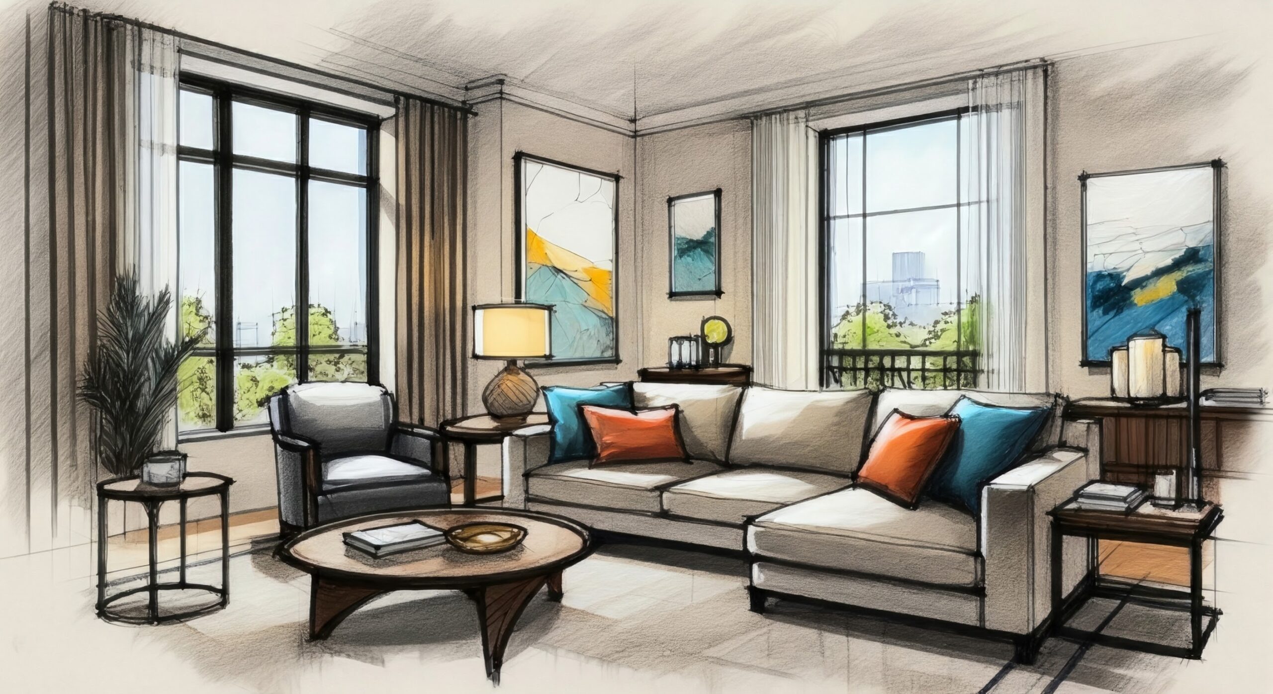 Architectural Space: Living Rooms